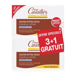 ROGE CAVAILLES SAV FLEUR DE COTON 250G PACK/4