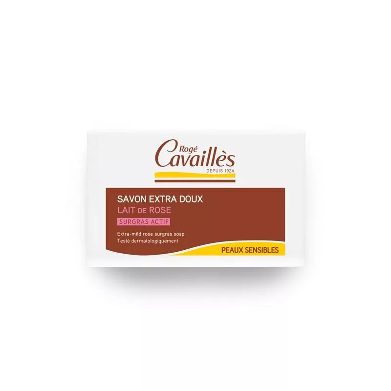 ROGE CAVAILLE SAVON SURGRAS LAIT ET ROSE