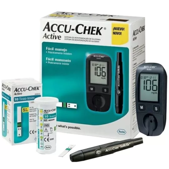 ACCUCHEK ACTIVE LECT GLYC MG/DL KIT