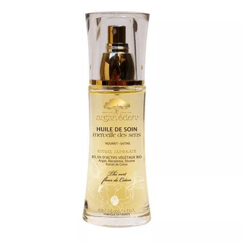 ARGAN EDEN HUILE MERVEILLE DES SENS THE VERT/COTON 50ML