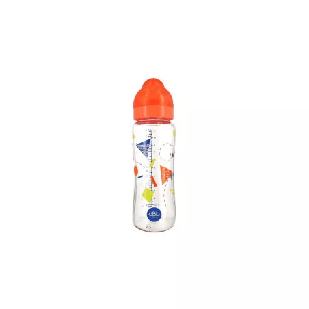 BIBERON EN VERRE L.O 330ML TETINE SILICONE 4MOIS+