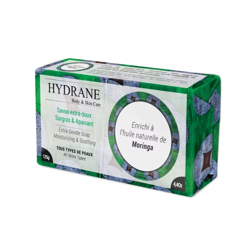 HYDRANE SAVON SURGRAS EXTRA DOUX MORINGA VERT