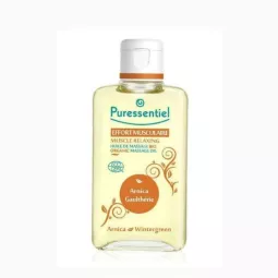 PURESSENTIEL HUILE DE MASSAGE EFFORT MUSCULAIRE F/200ML