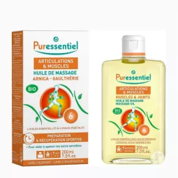 PURESSENTIEL ART MUSC HUILE DE MASSAGE ARNICA GALTHERIE 200ML