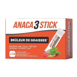ANACA 3 STICK BRULEUR DE GRAISSES BTE 14