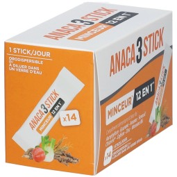 ANACA 3 STICK MINCEUR 12 EN 1 BTE 14