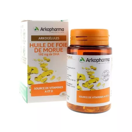 ARKOG  HUILE FOIE MORUE  GELU /60