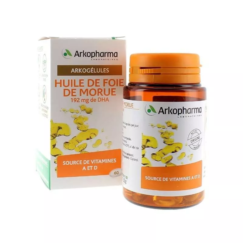 ARKOG  HUILE FOIE MORUE  GELU /60
