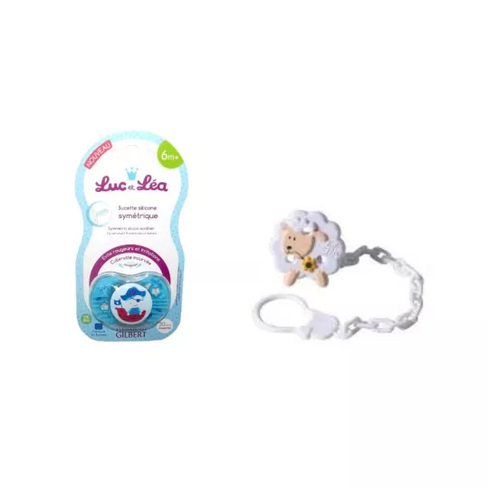 LUC ET LEA SUCETTES 6M+