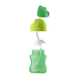 AVENT GOBELET AVEC PAILLE BOY VERT 9MOIS V+200ML