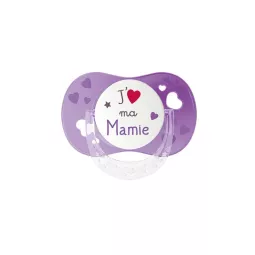 LUC ET LEA   SUCETTE 6/18 MOIS JAIME MA MAMIE 3741