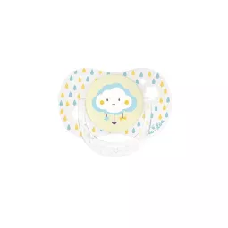 LUC ET LEA  SUCETTE  0/6MOIS NUAGE 3673