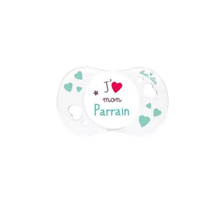 LUC ET LEA  SUCETTE  0/6MOIS PARRAIN 3659