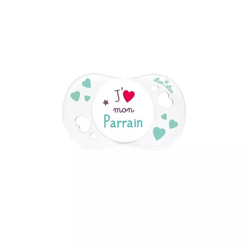 LUC ET LEA  SUCETTE  0/6MOIS PARRAIN 3659