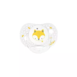 LUC ET LEA  SUCETTE 0/6 MOIS DUO ANNEAU RENARD+COEUR 3536