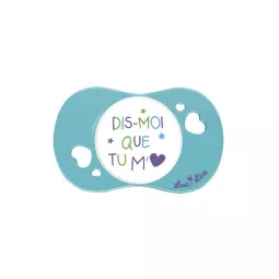 LUC ET LEA  SUCETTE 6/18 MOIS DIS MOI QUE TU MAIMES 3819