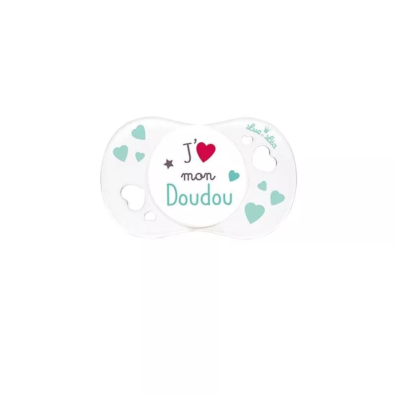 LUC ET LEA SUCETTE 0/6MOIS J AIME MON DOUDOU 3680