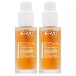 LIERAC PHYTOLASTIL SOLUTE SERUM CORRECTION VERGETURES 75ML PACK/2