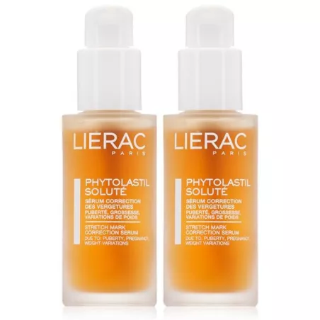 LIERAC PHYTOLASTIL SOLUTE SERUM CORRECTION VERGETURES 75ML PACK/2