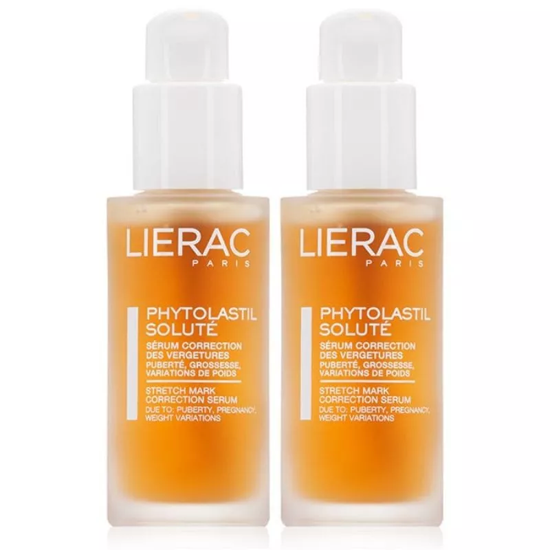 LIERAC PHYTOLASTIL SOLUTE SERUM CORRECTION VERGETURES 75ML PACK/2