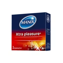 PRESERV MANIX  XTRA PLEASURE B/3