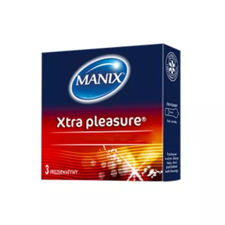 PRESERV MANIX  XTRA PLEASURE B/3
