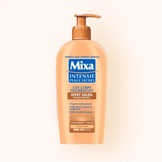 MIXA LAIT EFFET SOLEIL PEAUX MATES
